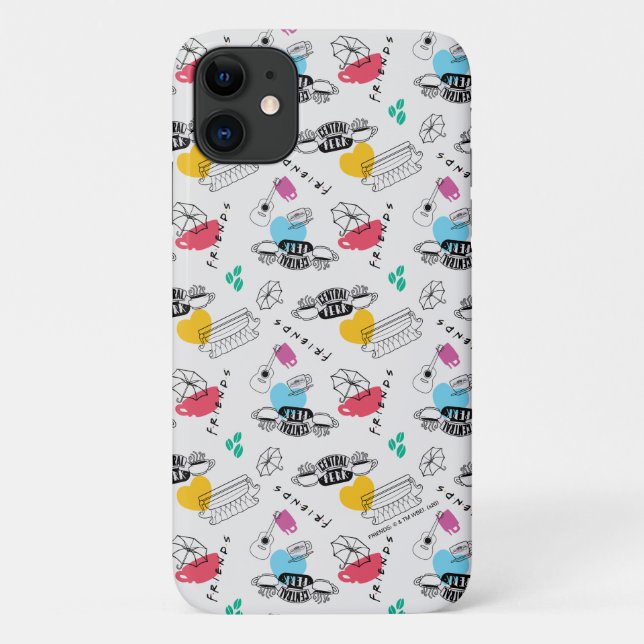 FRIENDS™ | Icon Pattern Case-Mate iPhone Hülle (Rückseite)