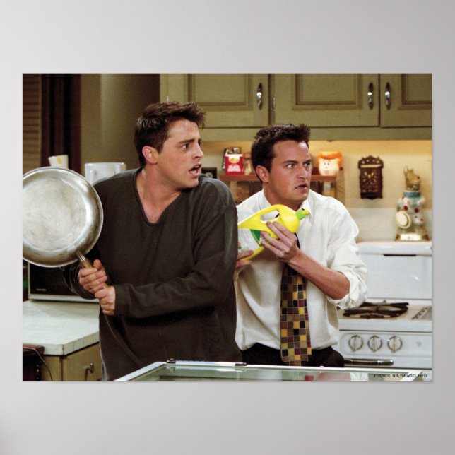 FRIENDS™ | Joey & Chandler Scared Poster (Vorne)