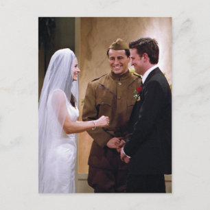 FRIENDS™ Joey heiratet Monica & Chandler Einladungspostkarte