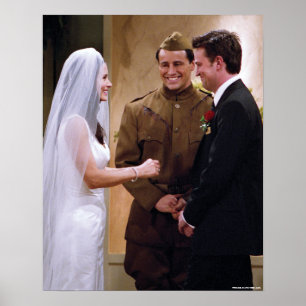 FRIENDS™ Joey heiratet Monica & Chandler Poster