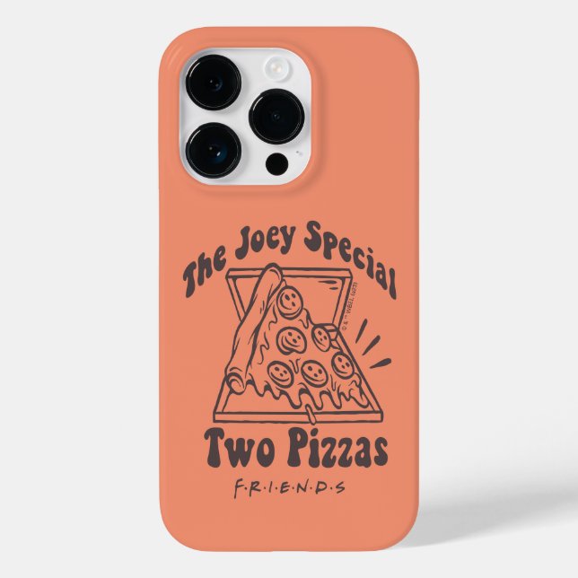 FRIENDS™ | Joey Pizza Quote Case-Mate iPhone 14 Pro Hülle (Rückseite)