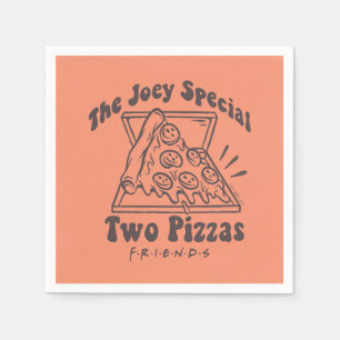 FRIENDS™ Joey Pizza Zitat Serviette
