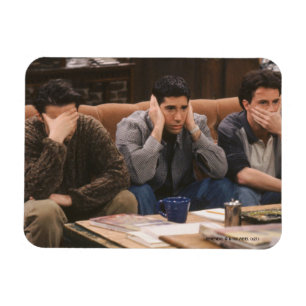 FRIENDS™   Joey, Ross, and Chandler on the Couch Magnet