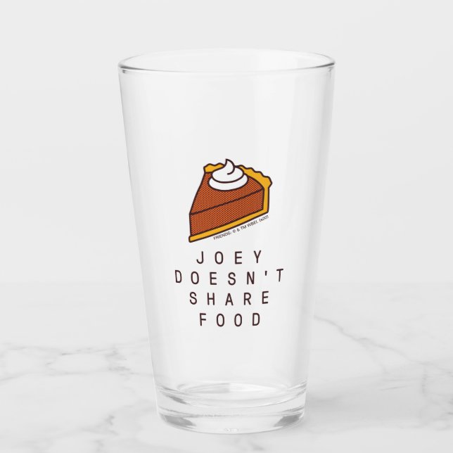 FRIENDS™ | Joey teilt Essen nicht Glas (Vorderseite)