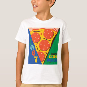 FRIENDS™ Joey teilt Essen nicht - Pizza-Grafik T-Shirt