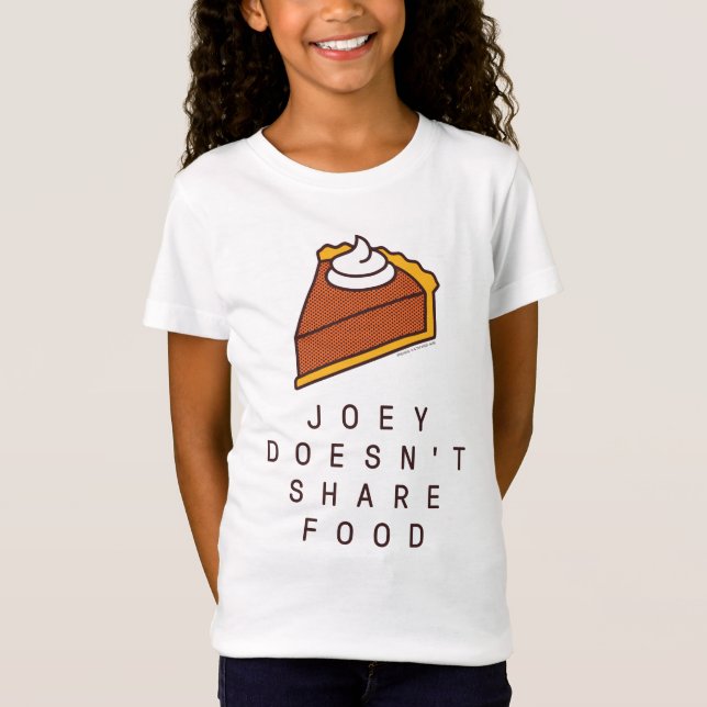 FRIENDS™ | Joey teilt Essen nicht T-Shirt (Vorderseite)