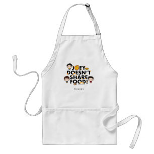 FRIENDS™   Joey teilt Food Chibi nicht Schürze