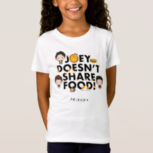 FRIENDS™   Joey teilt Food Chibi nicht T-Shirt