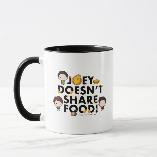 FRIENDS™ | Joey teilt Food Chibi nicht Tasse (Links)