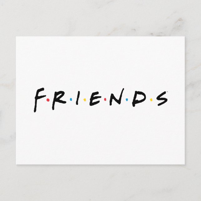FRIENDS™-Logo Einladungspostkarte (Vorderseite)