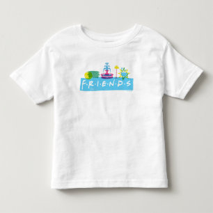 FRIENDS™   Logo mit Symbolen Kleinkind T-shirt