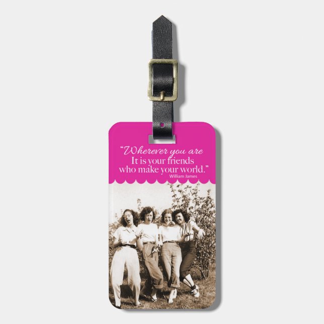 Friends Luggage Tag Gepäckanhänger (Vorderseite vertikal)