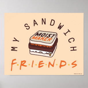 FRIENDS™   Mein Sandwich Poster