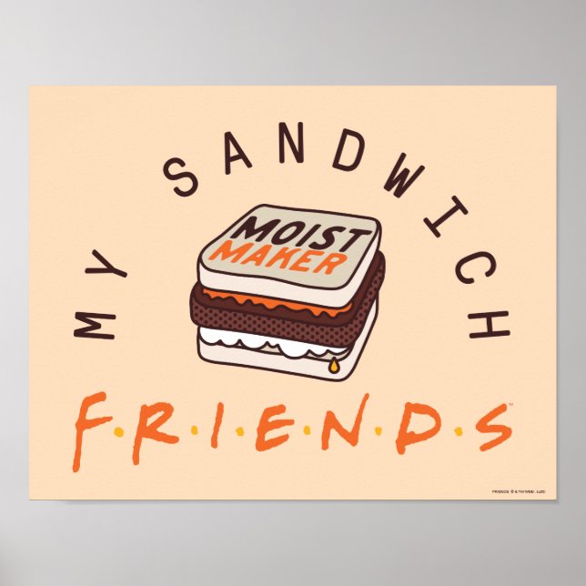 FRIENDS™ | Mein Sandwich Poster (Vorne)
