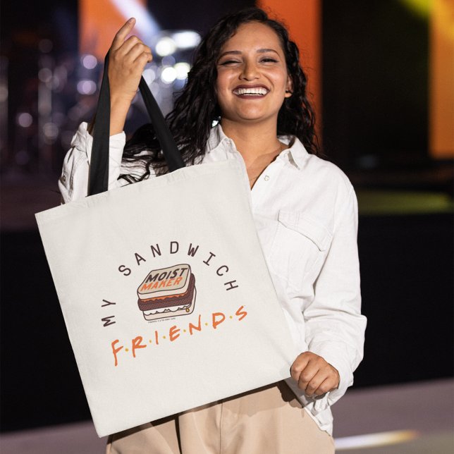 FRIENDS™ | Mein Sandwich Tragetasche (Person holding tote bag)