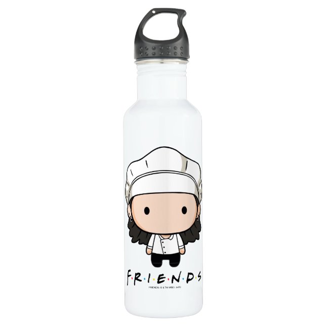 FRIENDS™ | Monica Chibi Edelstahlflasche (Vorderseite)