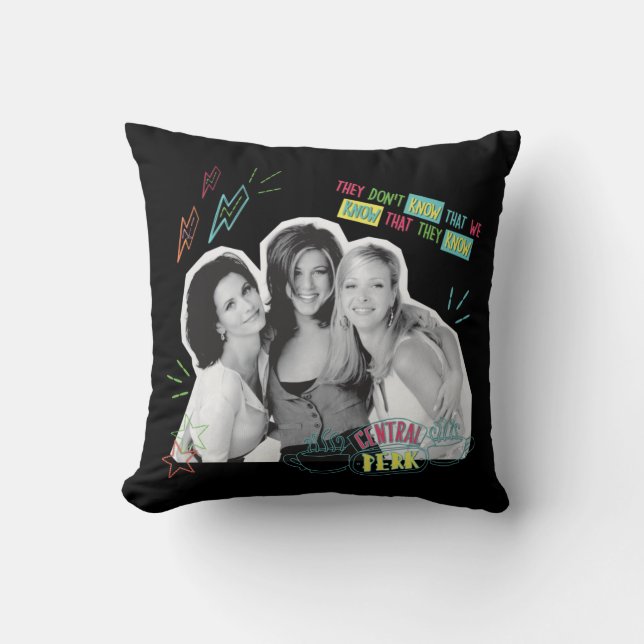 FRIENDS™ | Monica, Rachel und Phoebe Kissen (Vorderseite)