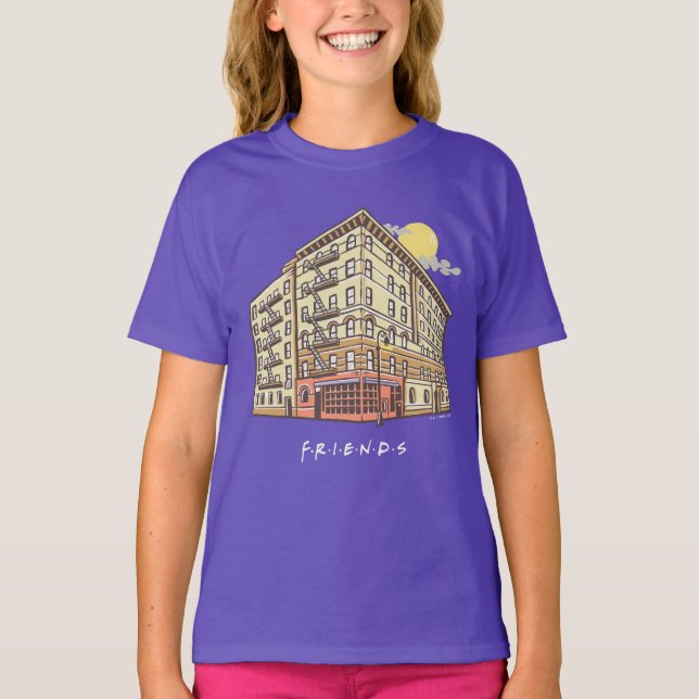 FRIENDS™ | Monica's Apartment Gebäude 2 T-Shirt (Vorderseite)