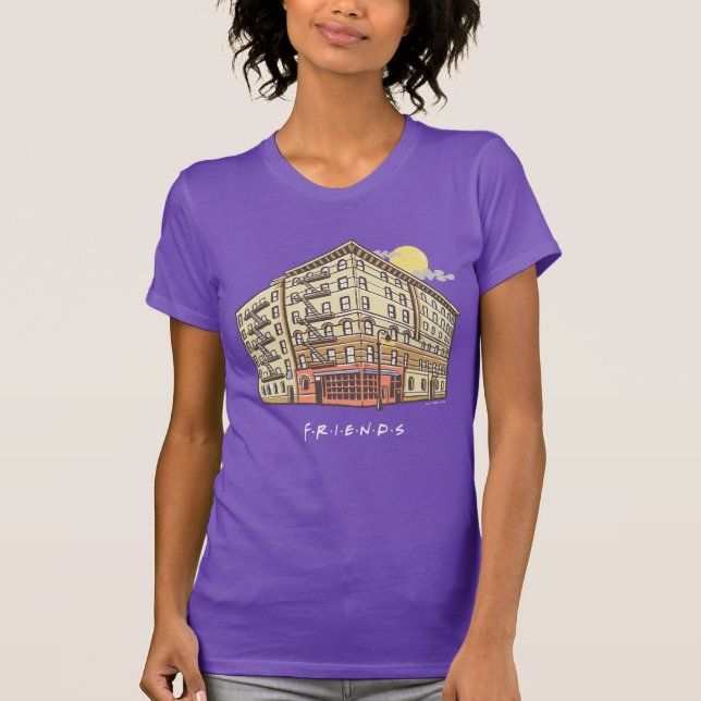 FRIENDS™ | Monica's Apartment Gebäude 2 T-Shirt (Vorderseite)