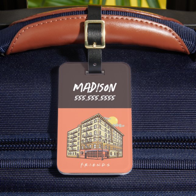 FRIENDS™ | Monica's Apartment Gebäude Gepäckanhänger (Vorderseite Insitu 2)