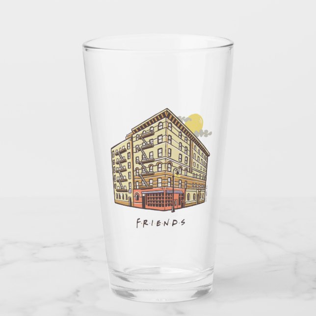 FRIENDS™ | Monica's Apartment Gebäude Glas (Vorderseite)