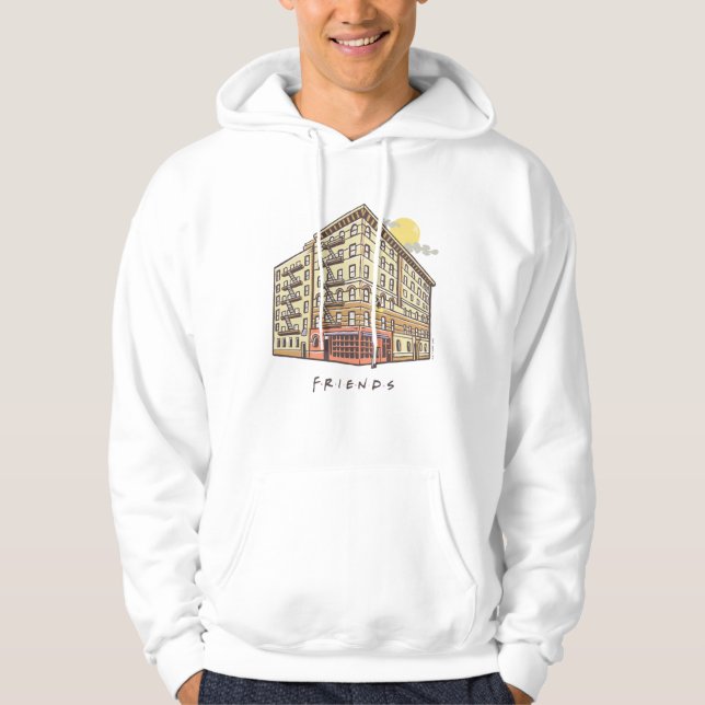 FRIENDS™ | Monica's Apartment Gebäude Hoodie (Vorderseite)