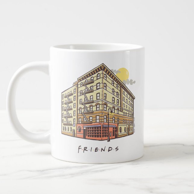 FRIENDS™ | Monica's Apartment Gebäude Jumbo-Tasse (Links)
