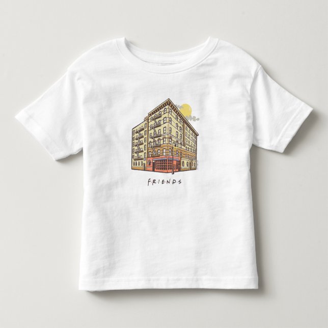 FRIENDS™ | Monica's Apartment Gebäude Kleinkind T-shirt (Vorderseite)