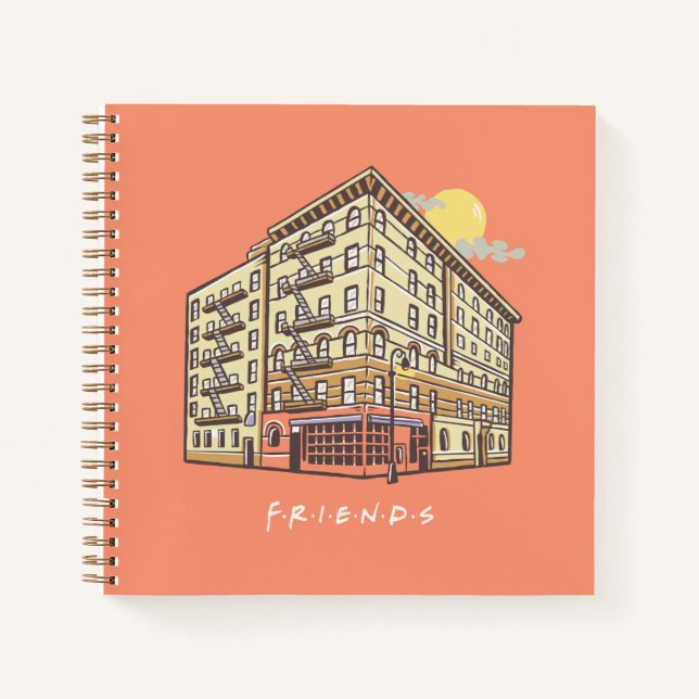 FRIENDS™ | Monica's Apartment Gebäude Notizbuch (Vorderseite)