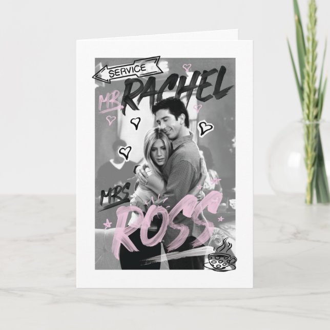 FRIENDS™ | Mr. Rachel & Mrs. Ross Karte (Vorderseite)