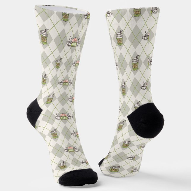 FRIENDS™ | Muster für die Raute von Zentralperk Socken (Gewinkelt)