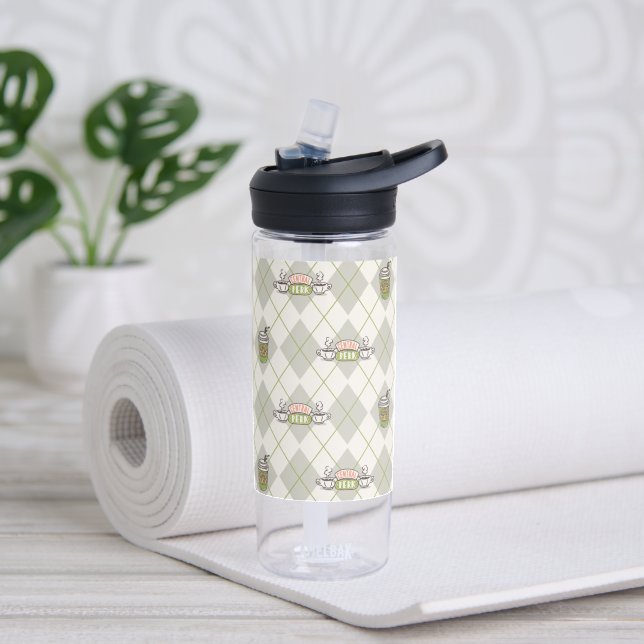 FRIENDS™ | Muster für die Raute von Zentralperk Trinkflasche (Yoga)