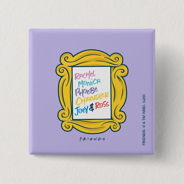 FRIENDS™-Namen in Peephole Button (Vorderseite)