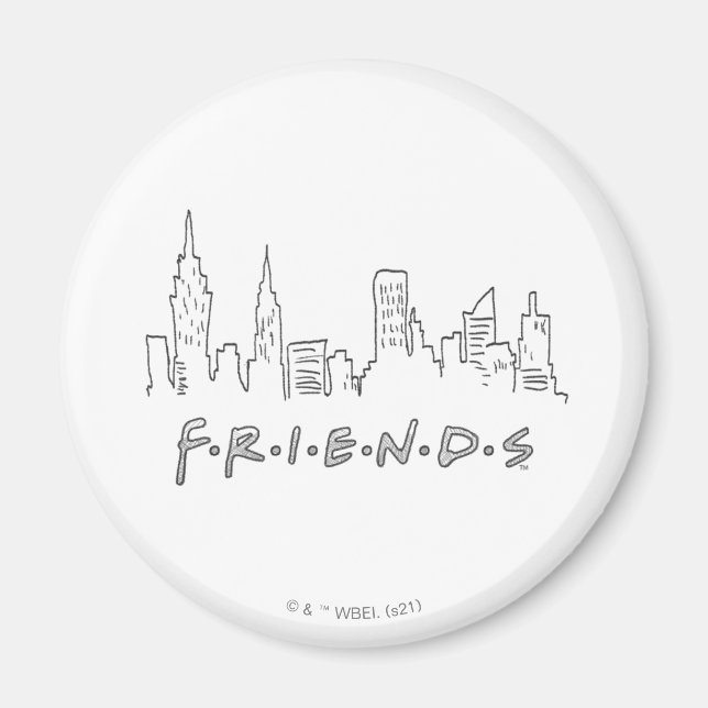FRIENDS™ | New York City Silhouette Magnet (Vorne)