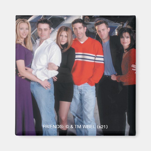 FRIENDS™ | Paare in Street Clothes Magnet (Vorne)
