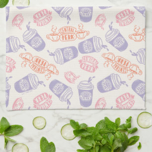 FRIENDS™   Pastell Central Perk Muster Geschirrtuch