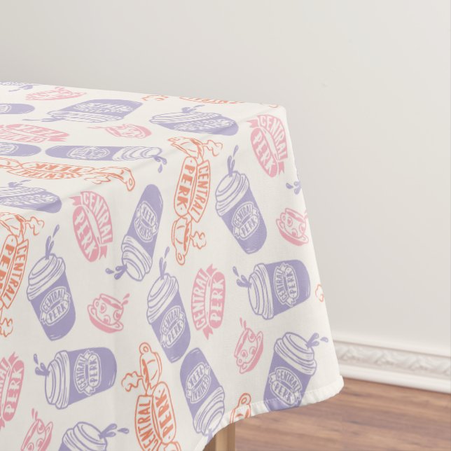 FRIENDS™ | Pastell Central Perk Muster Tischdecke (Beispiel)