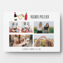 Friends Pho Ever Kawaii Photo Collage Custom Fotoplatte