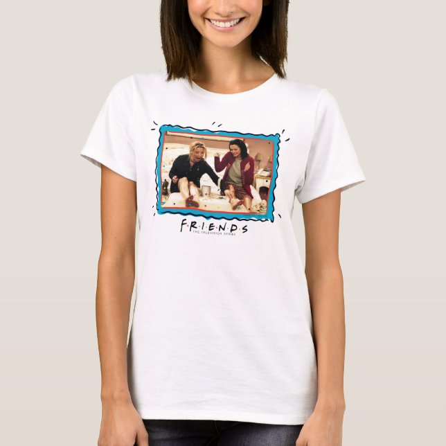 FRIENDS™ | Phoebe & Monica Waxing Legs T-Shirt (Vorderseite)