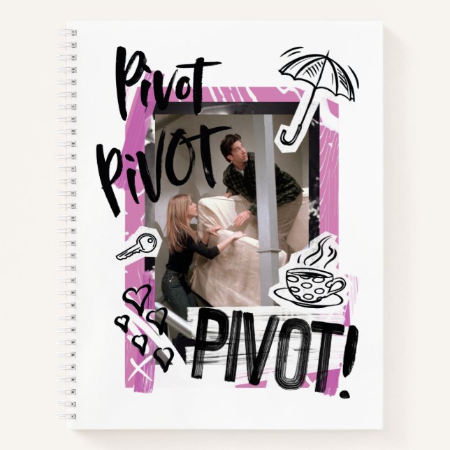 FRIENDS™ | Pivot Pivot PIVOT! Notizbuch (Vorderseite)