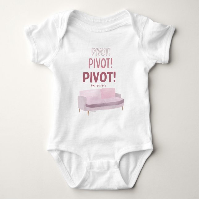 FRIENDS™ | Pivot Pivot Pivot Pivot Baby Strampler (Vorderseite)