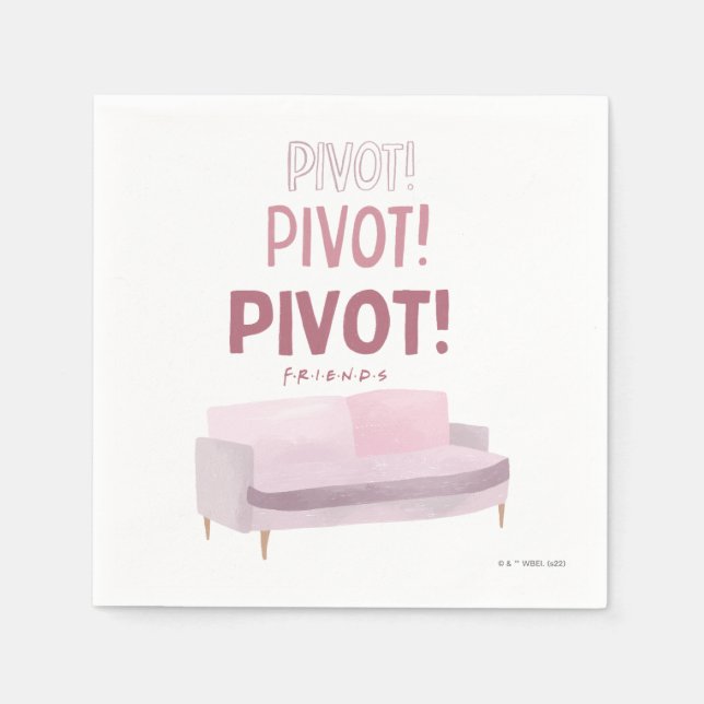 FRIENDS™ | Pivot Pivot Pivot Pivot Serviette (Vorderseite)