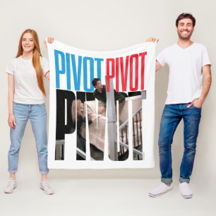 FRIENDS™ PIVOT PIVOT PIVOT Zitat Fleecedecke