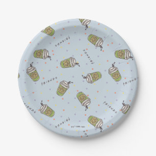 FRIENDS™   Polka Dot Central Perk Muster Pappteller
