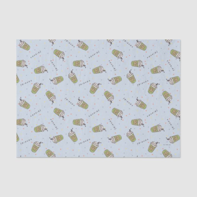 FRIENDS™ | Polka Dot Central Perk Muster Seidenpapier (Vorderseite)