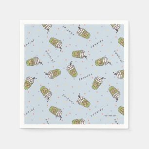 FRIENDS™ Polka Dot Central Perk Pattern Serviette