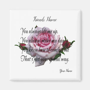 FRIENDS QUOTE MAGNET