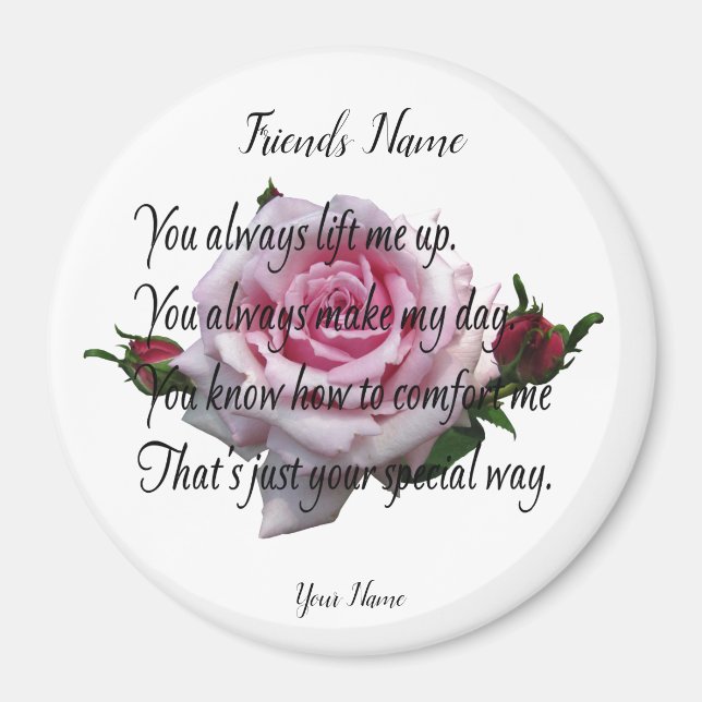 FRIENDS QUOTE MAGNET (Vorne)