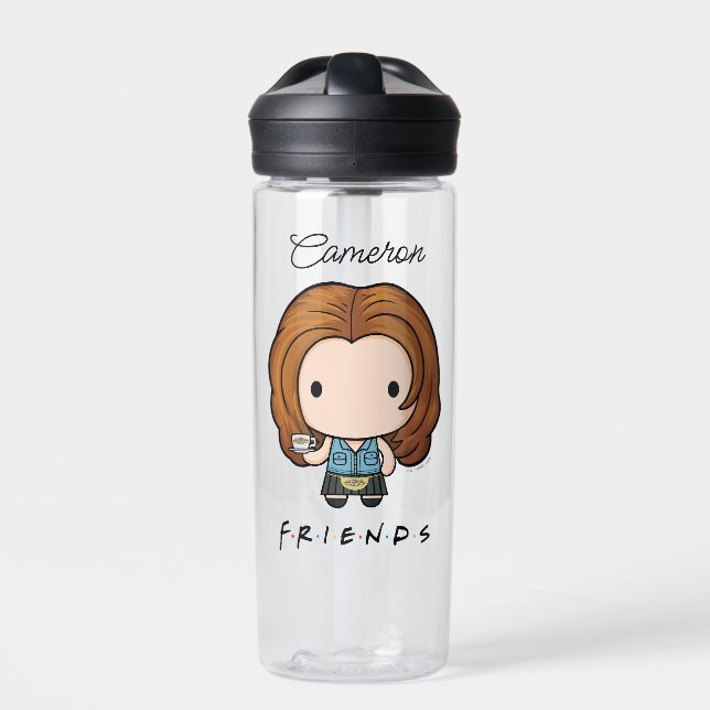 FRIENDS™ | Rachel Chibi | Name hinzufügen Trinkflasche (Vorderseite)