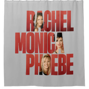FRIENDS™ Rachel, Monica & Phoebe Duschvorhang